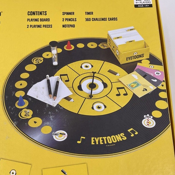 EYETOONS Full Size Board Game Music Song Hum Draw Guess Trivia 2016 Complete - Picture 12 of 12